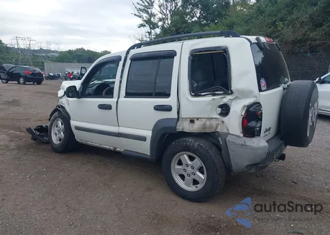 2006 Jeep Liberty Sport из США, поврежденный, VIN 1J4GL48K56W235142